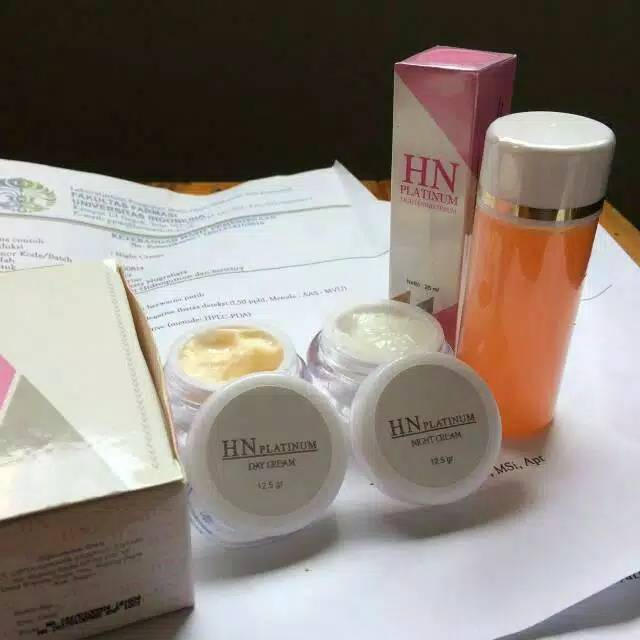 Cream Hn platinum sabun plus serum hn BPOM