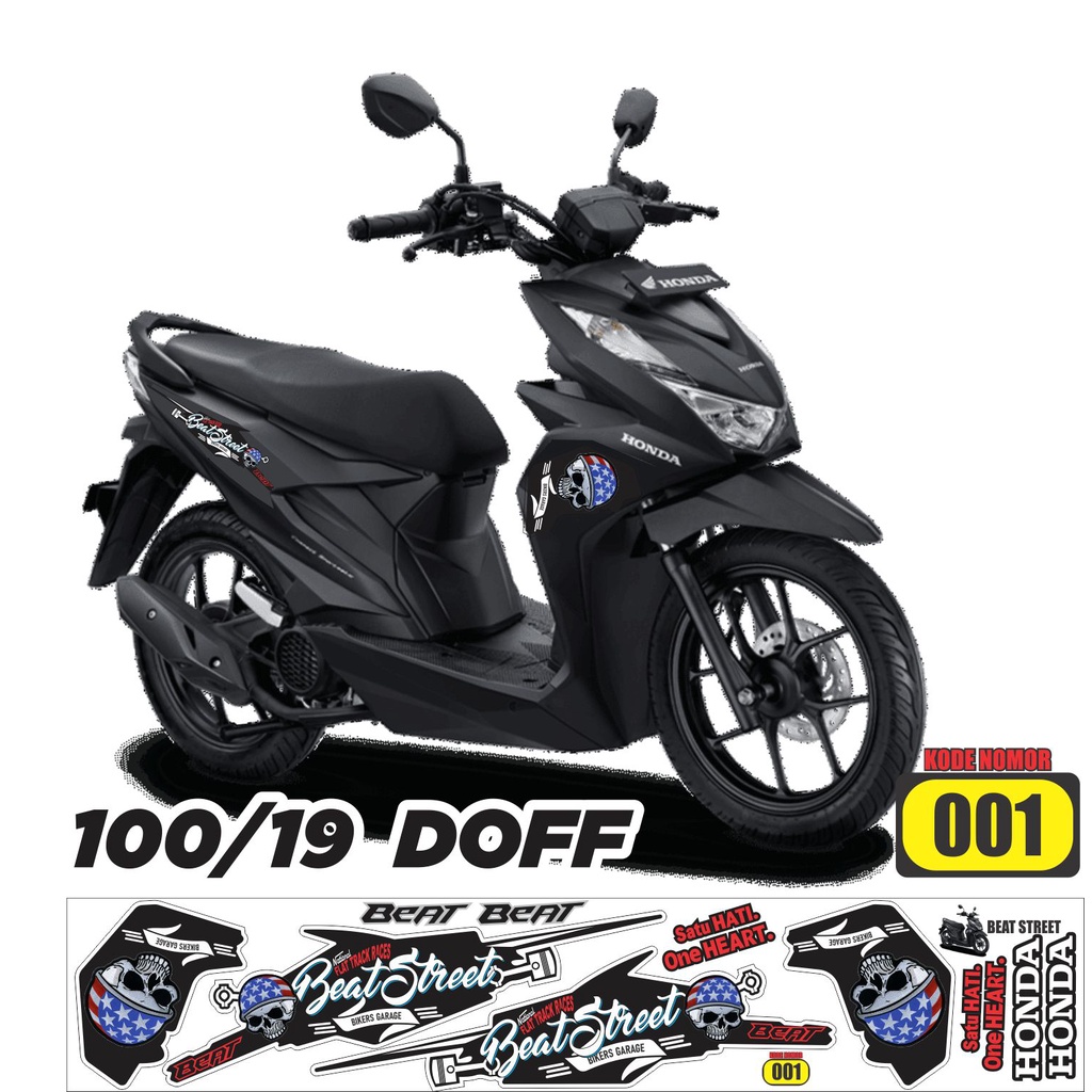 Jual Sticker decal striping honda beat street variasi printing laminasi