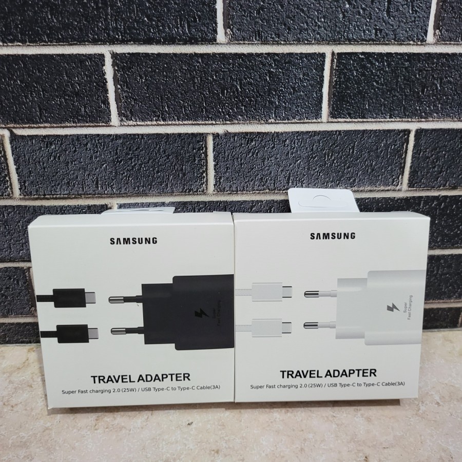 SAMSUNG CHARGER TRAVEL ADAPTER 25 WATT CASAN TYPE C FAST CHARGING