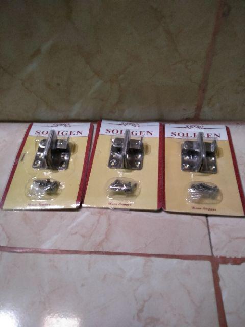 Grendel / Slot / Pengaman Pintu Sliding / Geser Stainless Soligen