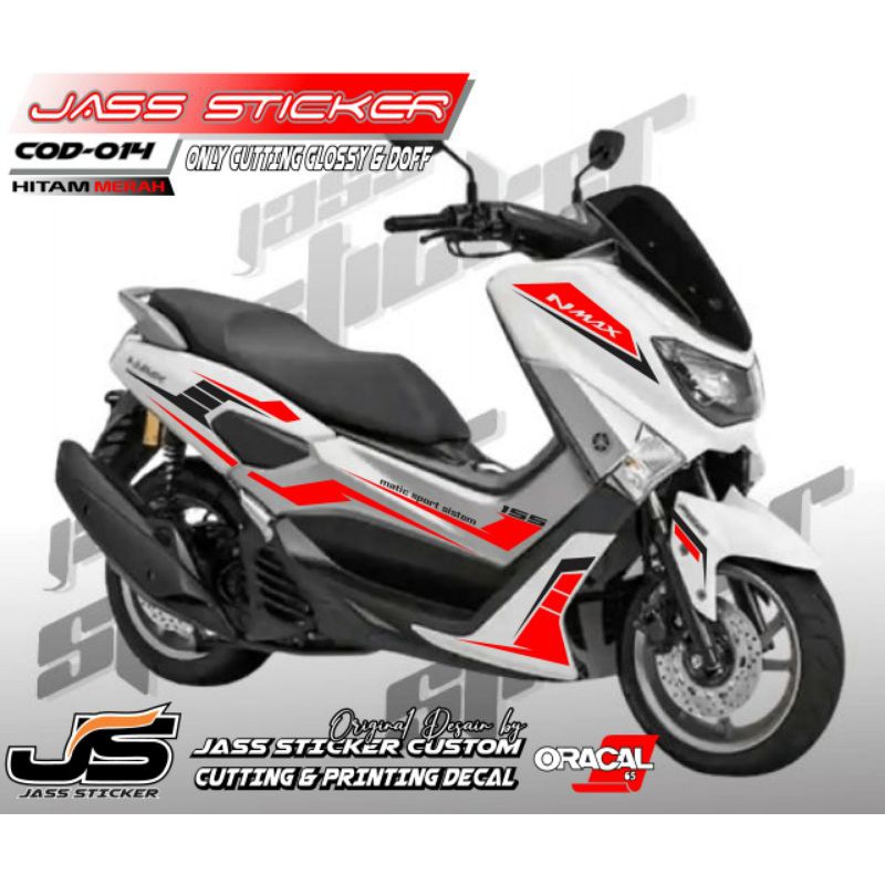 (COD) STICKER CUTTING NMAX / STIKER STRIPING NMAX 2018 / STRIPING VARIASI NMAX/ AKSESORIS MOTOR NMAX