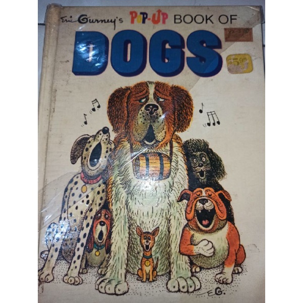buku cerita anak POP - UP berbahasa Inggris - DOGs (preloved)