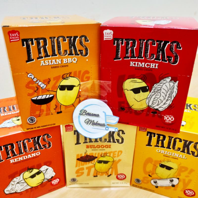 

TRICKS baked potato crisp (1 box = 10pcs @ 18g) trick