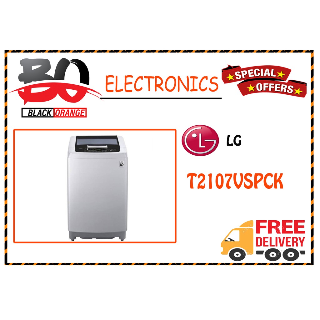LG T2107VSPCK MESIN CUCI TOP LOADING WASHER T2107 2107VSPCK