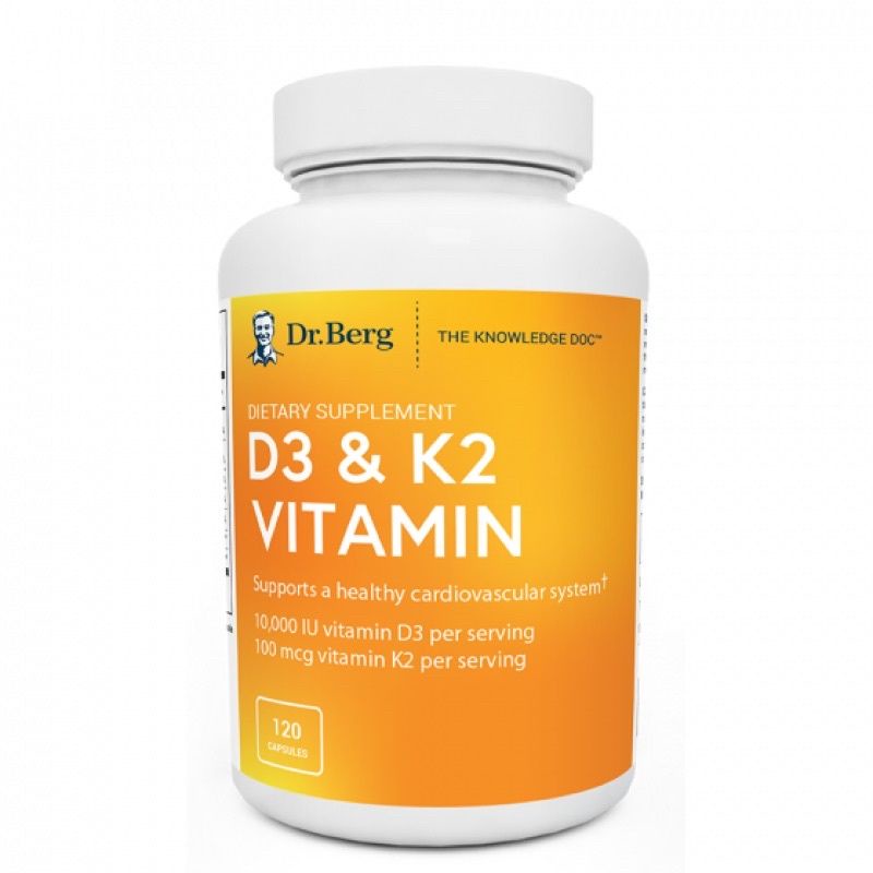 Jual Vitamin D3 & K2 Dr Berg 10000IU Original Dr.Berg Vitamin D3 & K2 10000IU DrBerg Vitamin