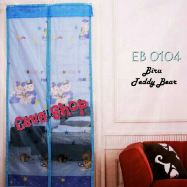 Tirai Magnet Elegan Motif Teddy Bear