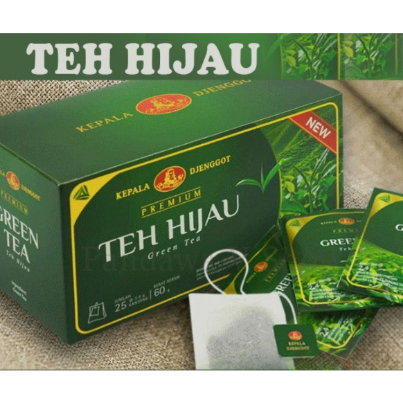 

Teh Hijau KEPALA DJENGGOT (Green Tea Premium isi 25 kantong)