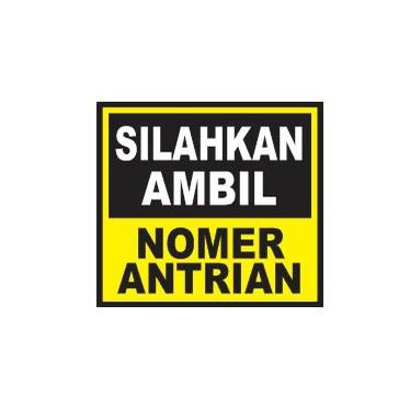

stiker ambil nomer antrian zero57 Ayo Beli