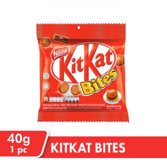 Jual NESTLE KITKAT BITES 40GRAM BAG COKELAT KIT KAT CHOCO COKLAT 40GRAM ...