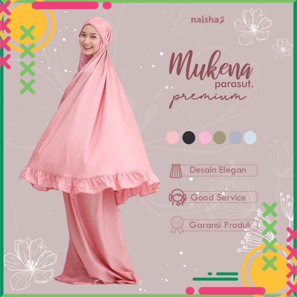 Mukena Parasut Premium