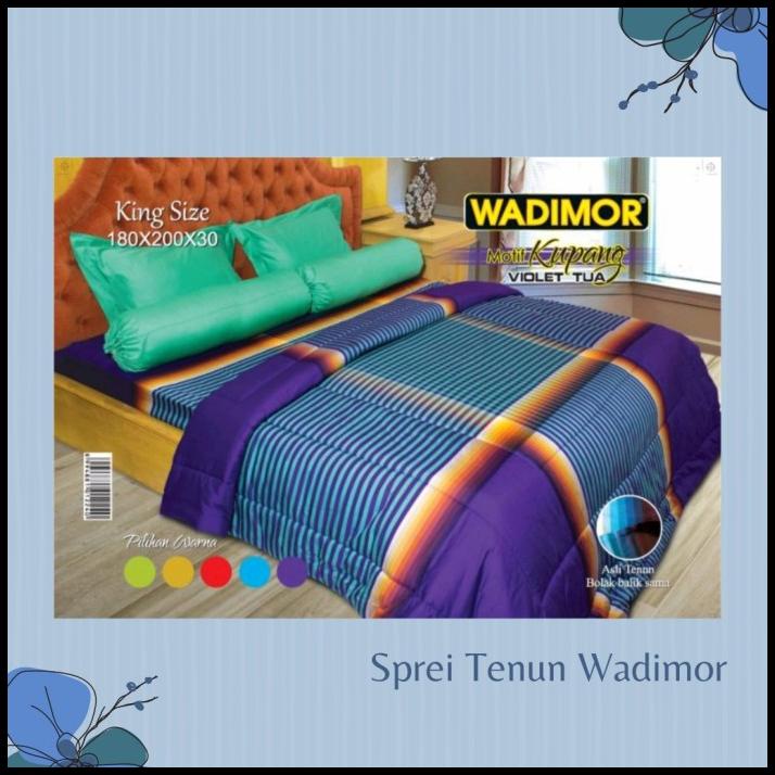 Sprei Kotak Kotak Garis Murah Wadimor