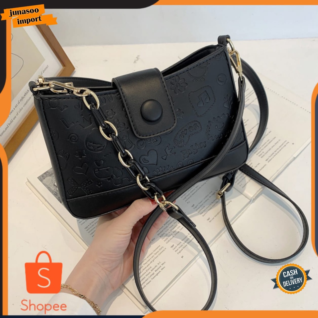 7.7 TAS CEWEK JAKARTA KEKINIAN L1498 TAS SELEMPANG WANITA TAS WANITA IMPORT TAS FASHION