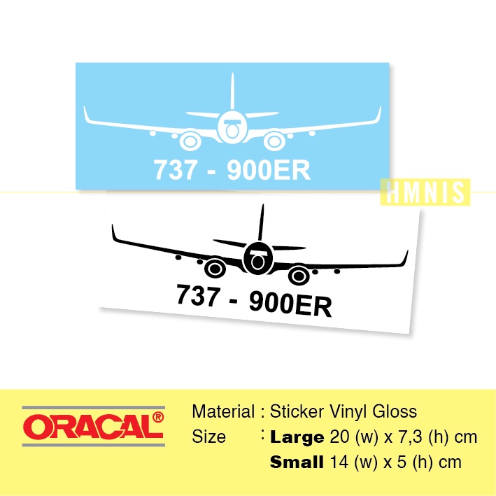 Sticker Pesawat Boeing 737-900ER, Sticker Boeing, Boeing 737-900ER Airplane