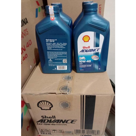 OLI MESIN SHELL ADVANCE AX7 AX 7 1 LITER free bubble wrap