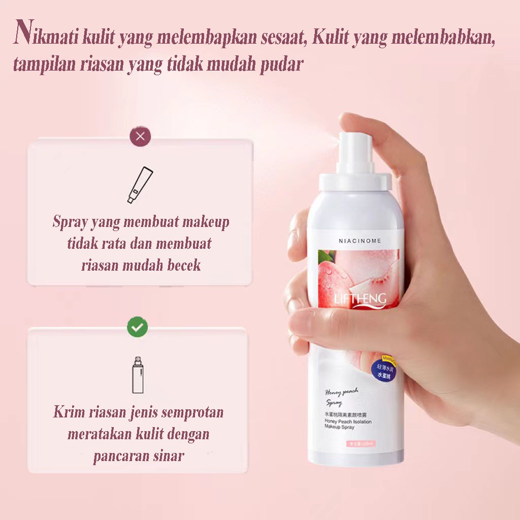 ISOLATION MAKEUP SPRAY LIFTHENG MOISTURIZING SPRAY SEMPROTAN PELEMBAB