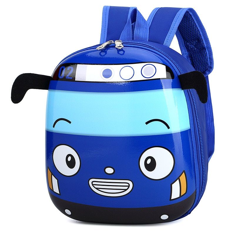[ COD ] LXFZQ Tas Ransel Sekolah Anak Backpack Model Bus Tayoz Bag Anak Karakter Kartun Lucu Bagus P