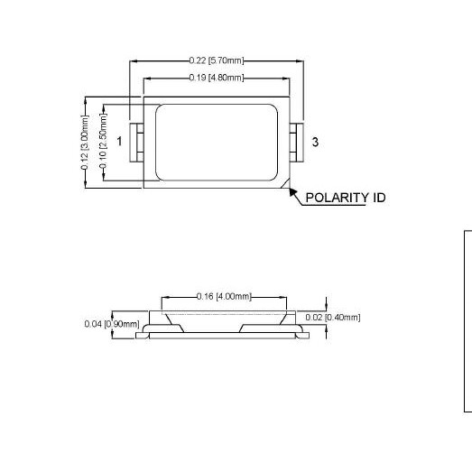 LED SMD OSRAM 5730 3v