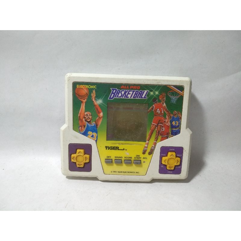 Game Watch Gimbot Gamebot All Pro Basketball Basket Ball Michael Jordan Tiger Electronics Electronic