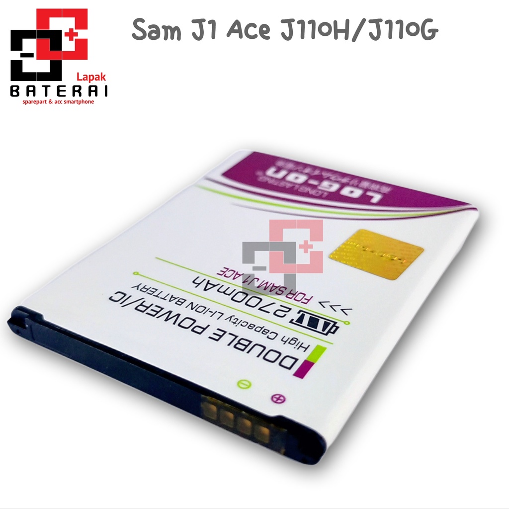 LOG - ON Baterai Samsung J1 Ace 3G J110 | J110H | J110G Double IC Protection Battery Batre