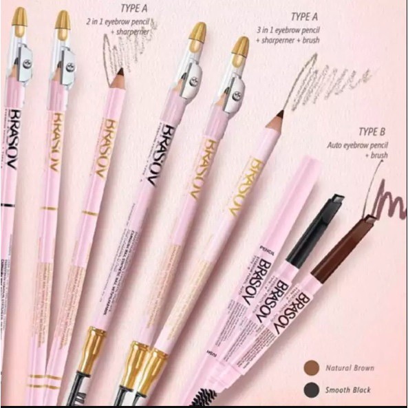 Brasov Eyebrow Pensil Alis Original