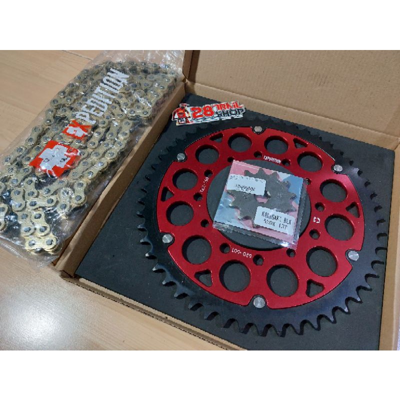 GIR SET KLX TEBAL 520 EXPEDITION GEAR SET KLX 520