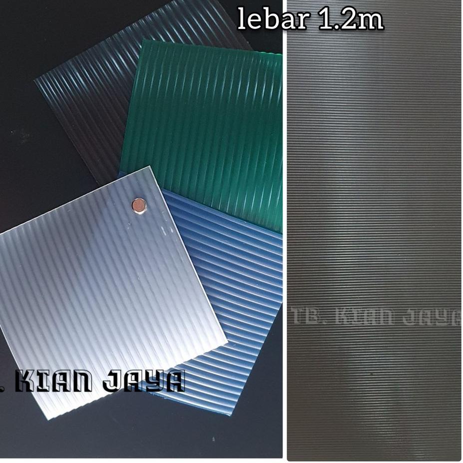 Promo - Fiber Plastik penutup Pagar MAXLINE Lebar 1.2m Motif Garis