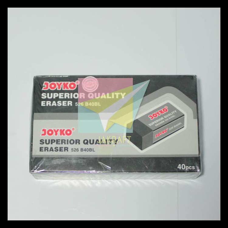 

Penghapus Pensil Rubber Eraser Hitam Joyko Kualitas Superior Murah Obral
