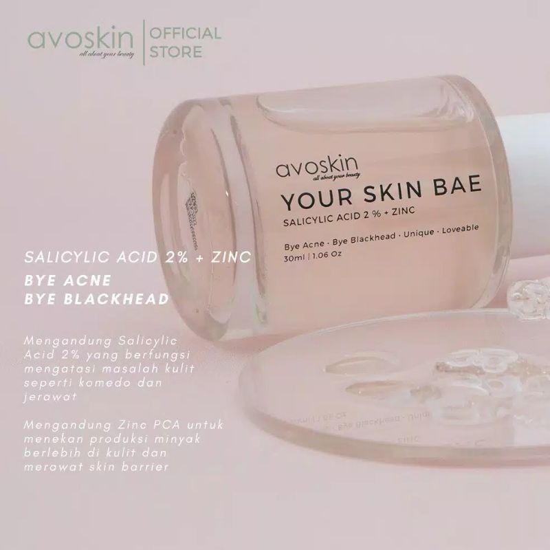 Avoskin Your Skin Bae Salicylic Acid 2% + Zinc