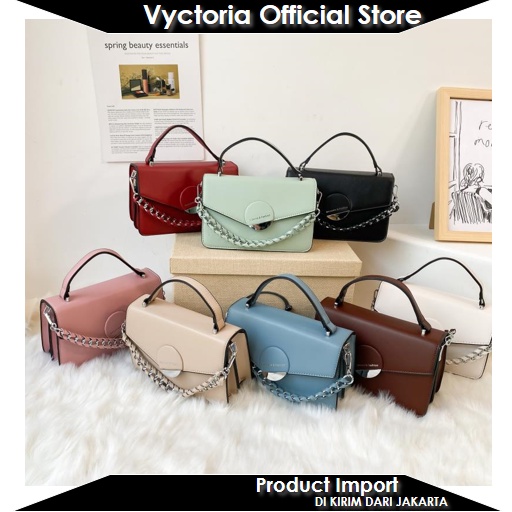 (COD) Vyctoria VOS7590 Tas Selempang Wanita Termurah Fashion Import Promo Premium JTF7590 759 7590