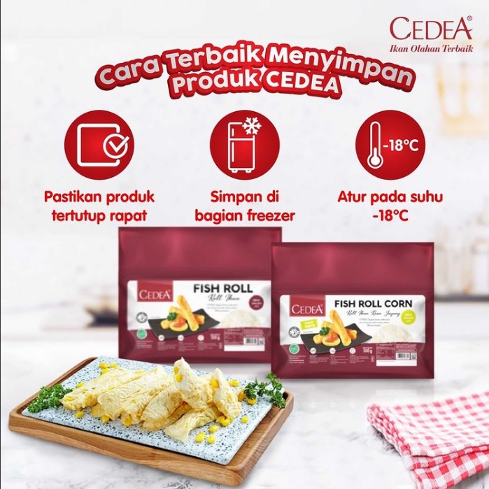 Cedea Fish Roll Original 500 Gram