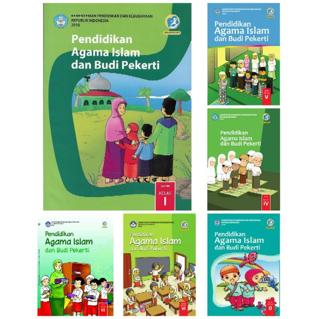 Buku Agama Islam SD Kelas 1,2,4,5  SD K13 Revisi 2017