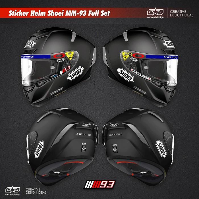 Stiker / Sticker Helm Shoei MM-93 Full Set
