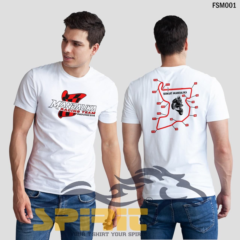KAOS MANDALIKA Sirkuit T-Shirt BAJU KAOS SIRKUIT MANDALIKA BAJU KAOS GP MANDALIKA SBK MANDALIKA KAOS