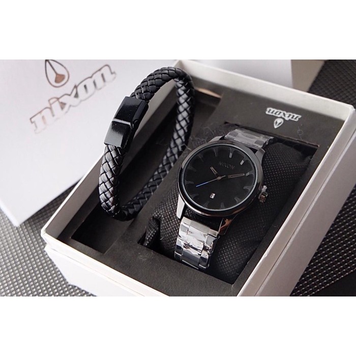 Smartwatch Wanita NIXON CLASSIC DATE RANTAI FREE GELANG ADA 4 WARNA 1 BLA Watch Original BEST SELLER