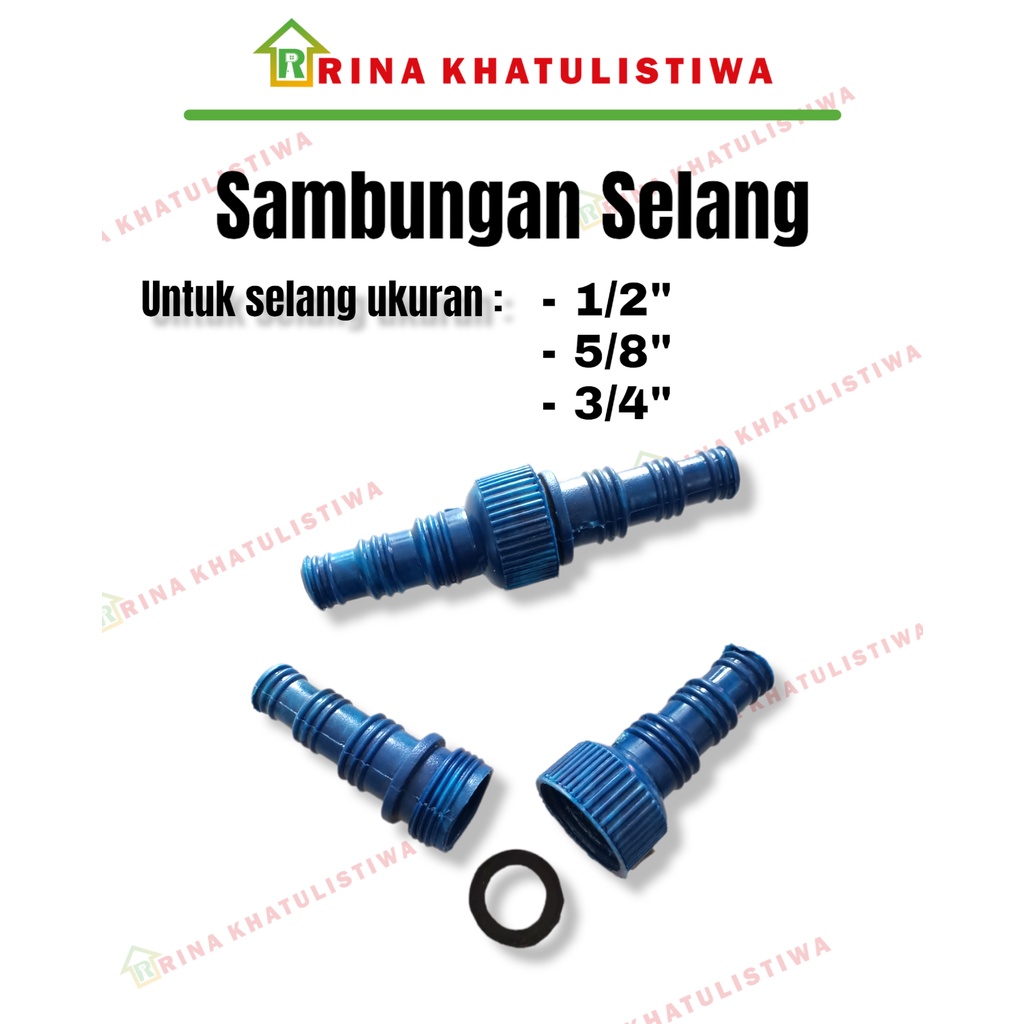 Jual Sambungan Selang Air Lurus Ukuran Konektor Sambungan Selang Shopee Indonesia