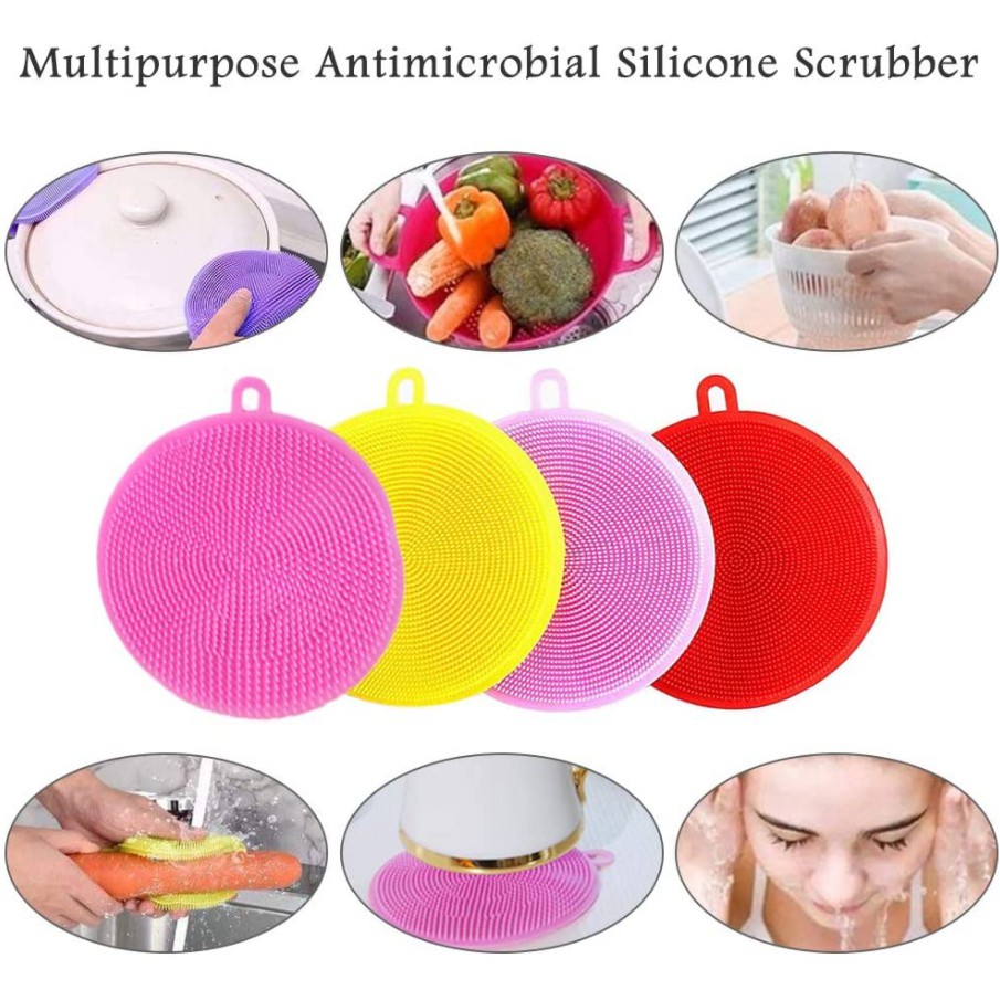 SPON CUCI PIRING ANTI KUMAN / SPON SILIKON SUPER BERKUALITAS