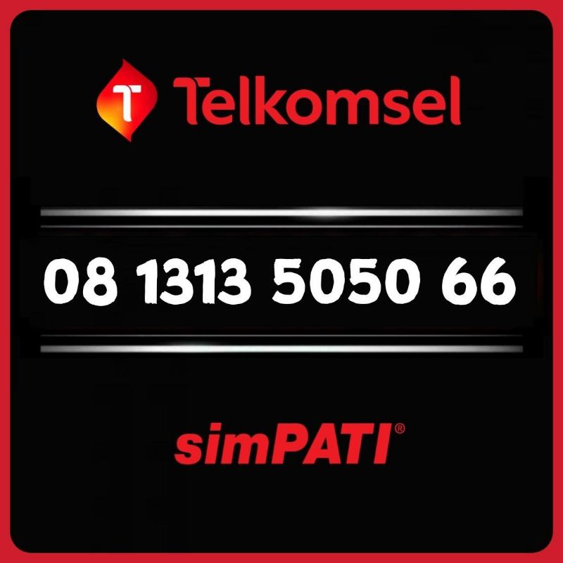 Telkomsel Prabayar No Cantik Simpati Murah 1313 5050 66