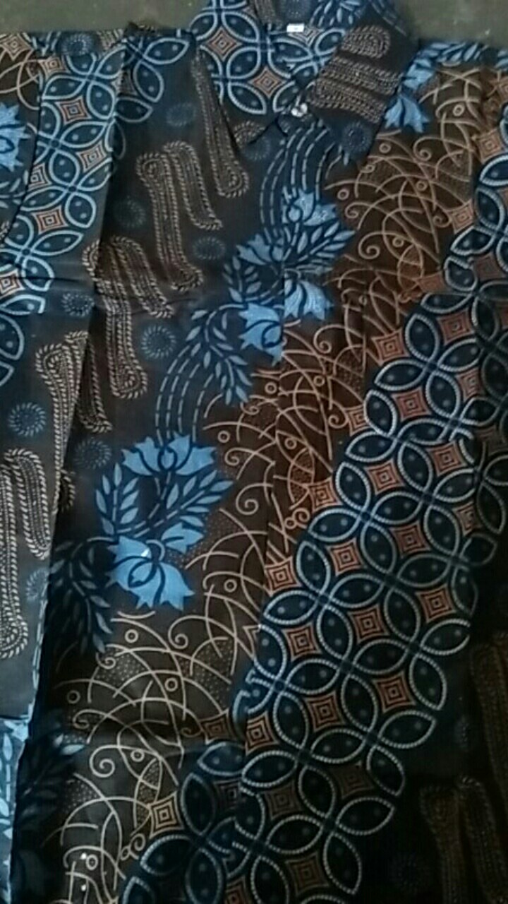 Baju Batik Pria Slimfit Big Size M L Xl Xxl Atasan Kemeja Batik Lengan Pendek Original