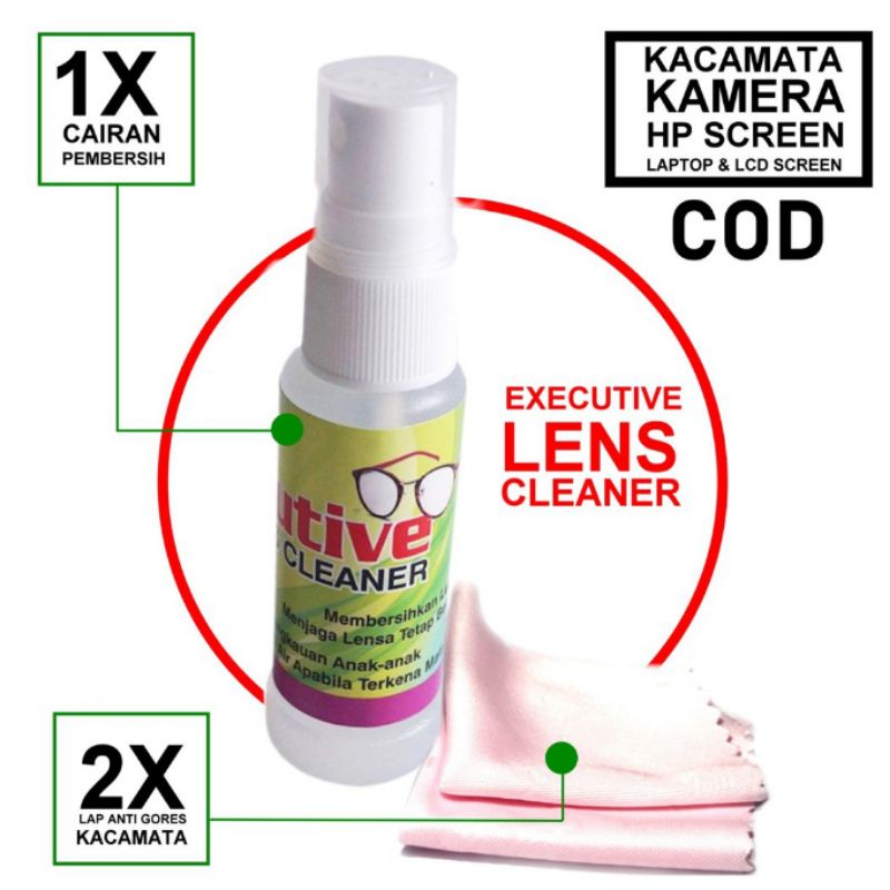 CAIRAN PEMBERSIH KACAMATA AIR PEMBERSIH LENSA KACA MATA / KACA HELM / HP SERBAGUNA ORIGINAL LENS CLEANER LENSA