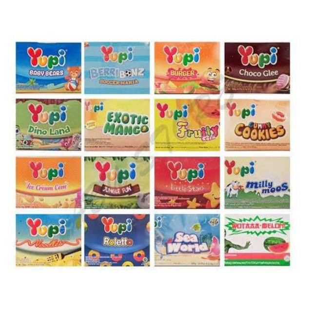 

Permen Yupi - Yupi Box - Jelly Permen Aneka Rasa Varian