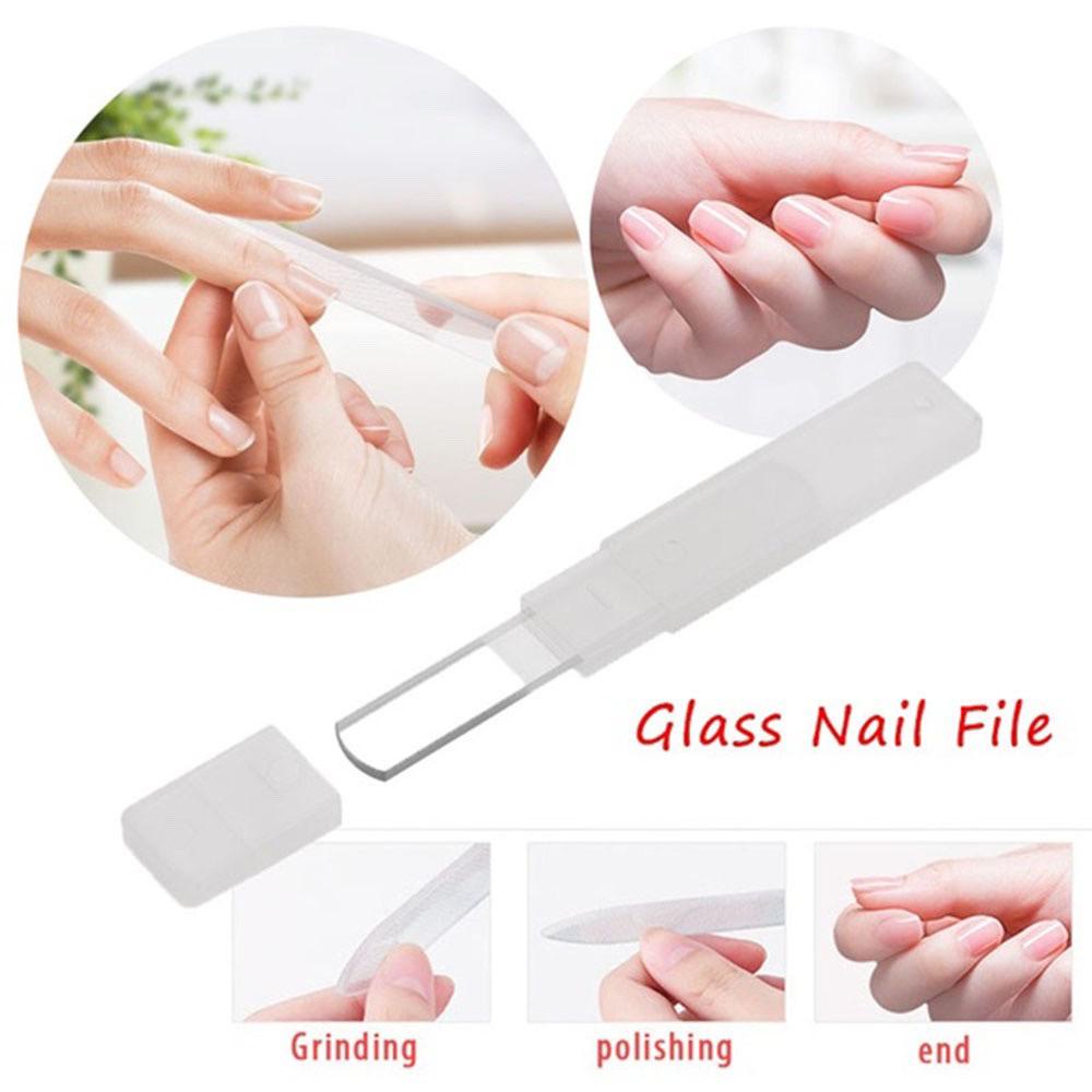 Nano Glass Nail Buffer Kikir Kuku Kaca Shiner File Kuku Mengkilap