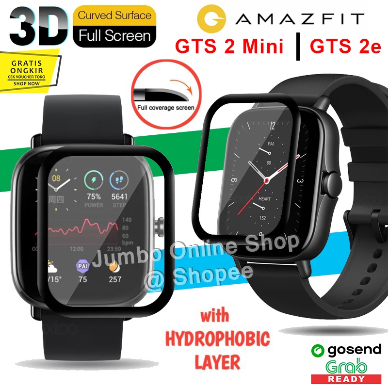ANTI GORES 3D CURVED Amazfit GTS 2e GTS 2 Mini Screen Guard Not Tempered Glass Amazfit GTS2e AMAZFIT
