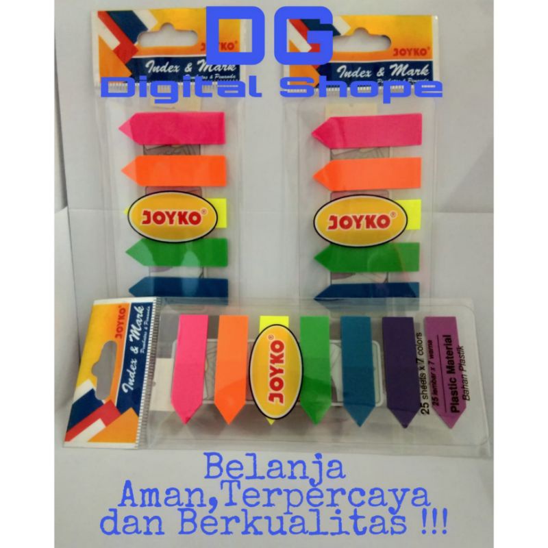 

JOYKO/index&mark/pembatas&penanda/ 25lembarX 7 warna