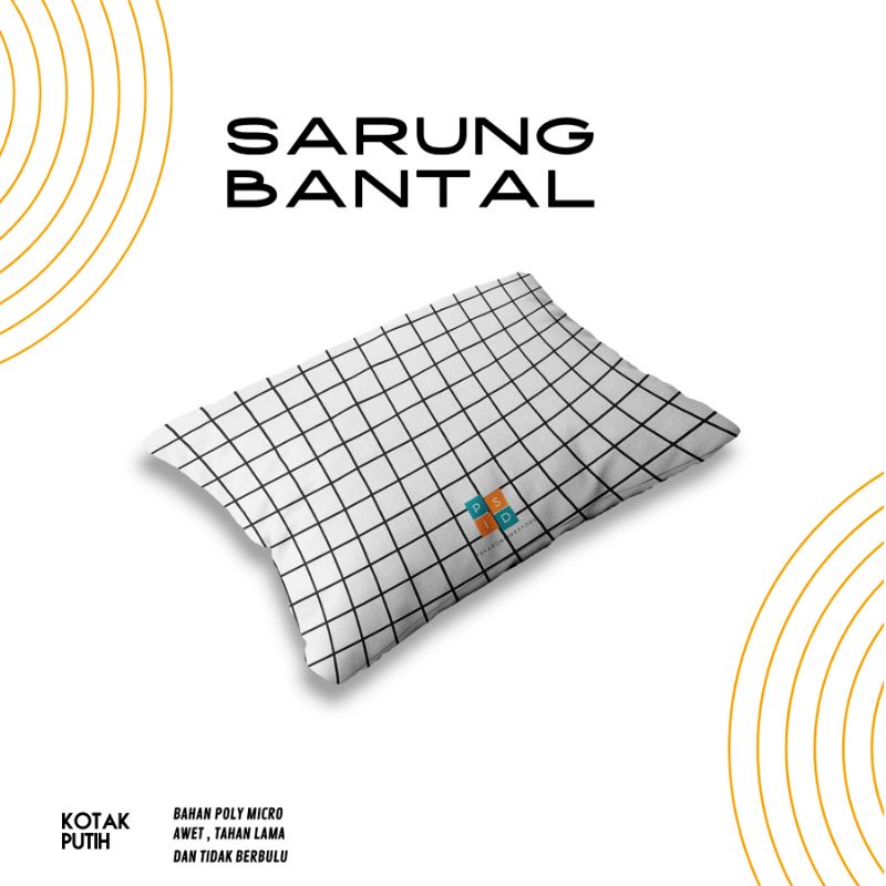 sarung bantal Guling random