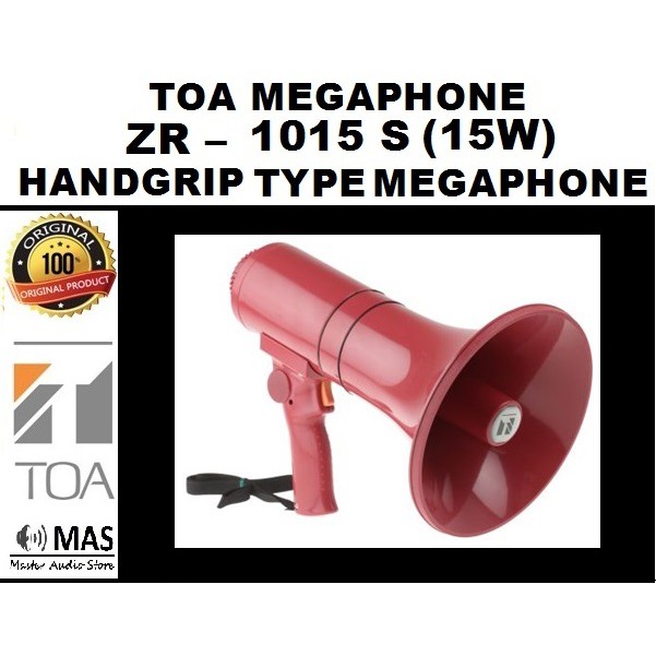 ZR-1015S Hand Grip Type Megaphone with Siren toa medan