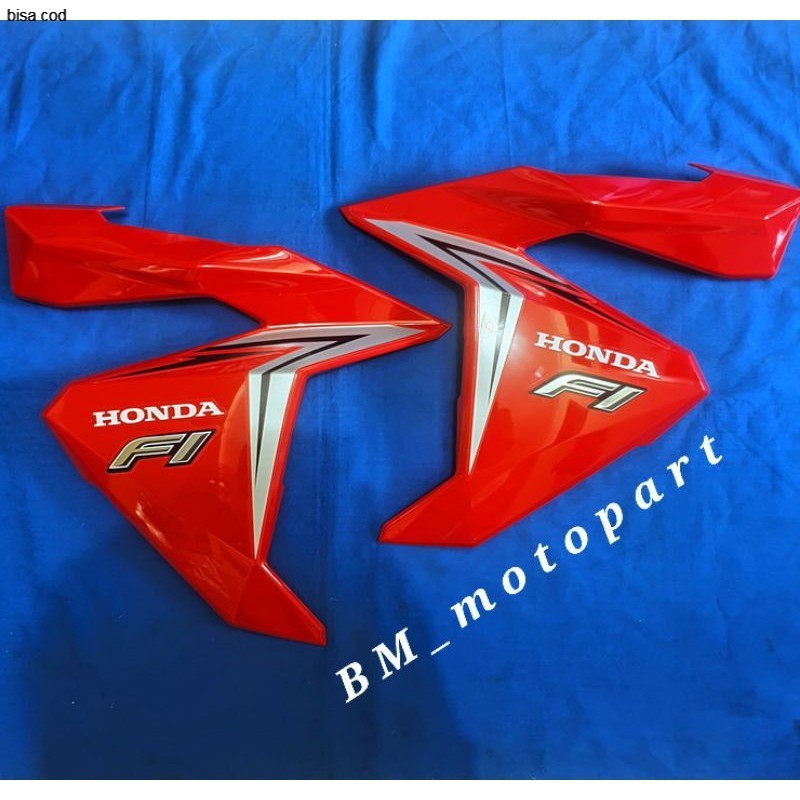 Body Samping Depan - Sayap Depan Vario 125 150 Led 2014-2017 plus striping 1 set warna merah cabe