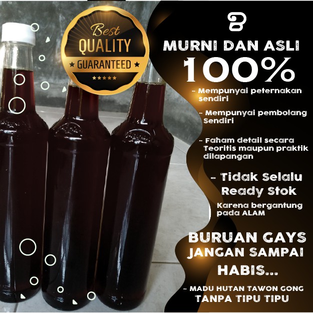 

Madu hutan liar 700gr MADU MURNI MADU ASLI Madu hitam