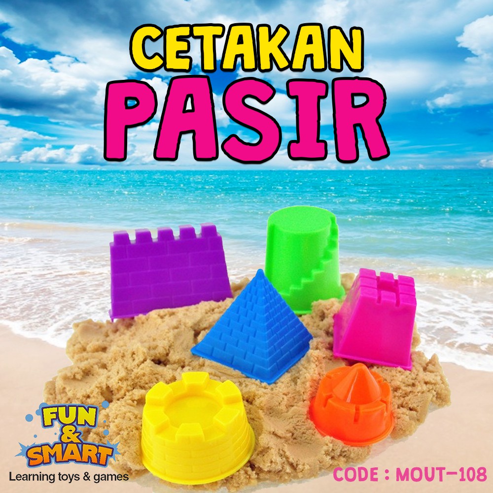 MAINAN ANAK CETAKAN PASIR KINETIC PLAYSAND MOULD EMBER - MOUT-108