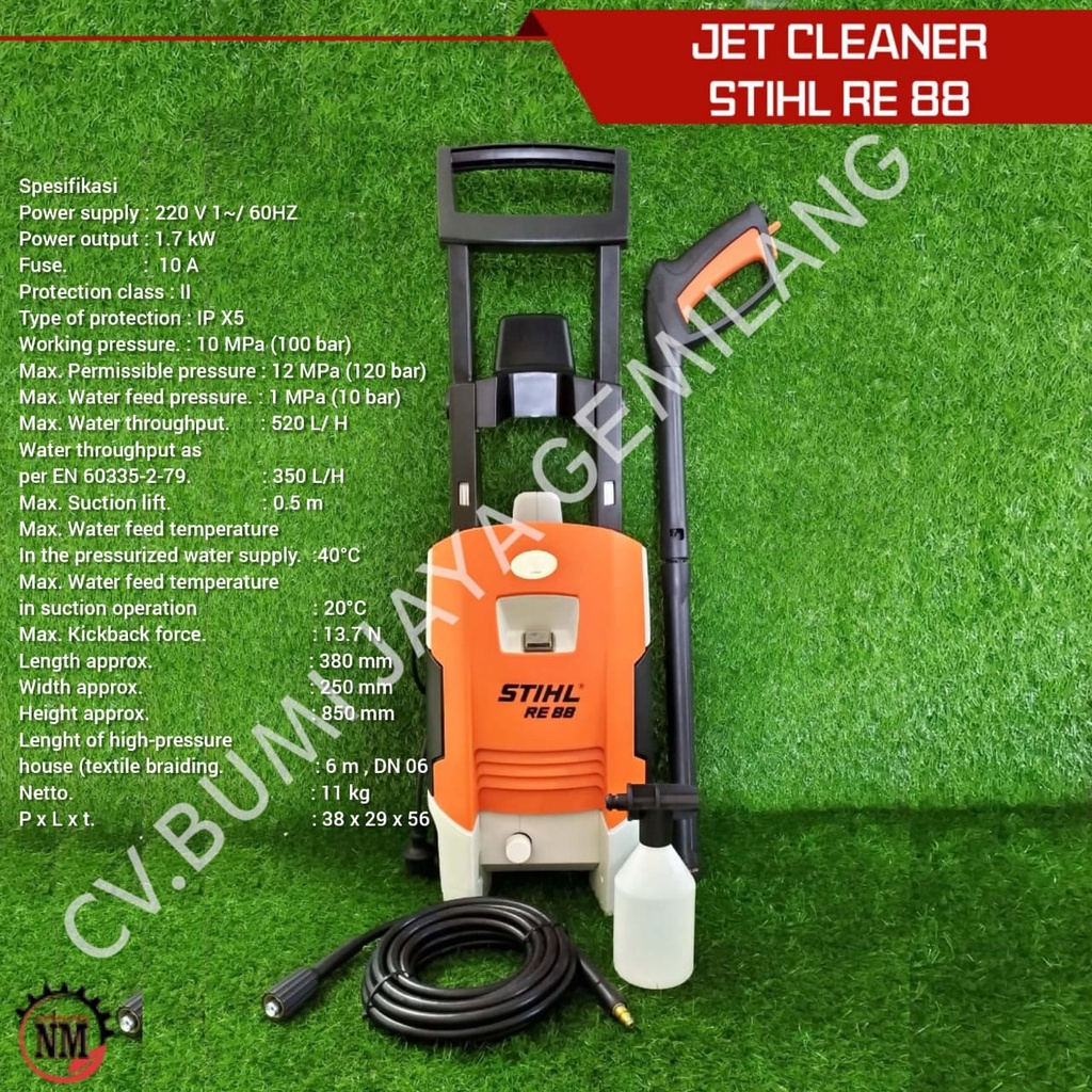 Jual Mesin Steam Cuci Mobil Motor Jet Cleaner Stihl Re Shopee Indonesia