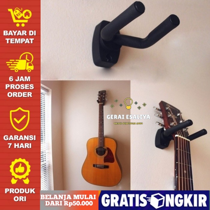 Gantungan Gitar Dinding Bracket Universal XG-01